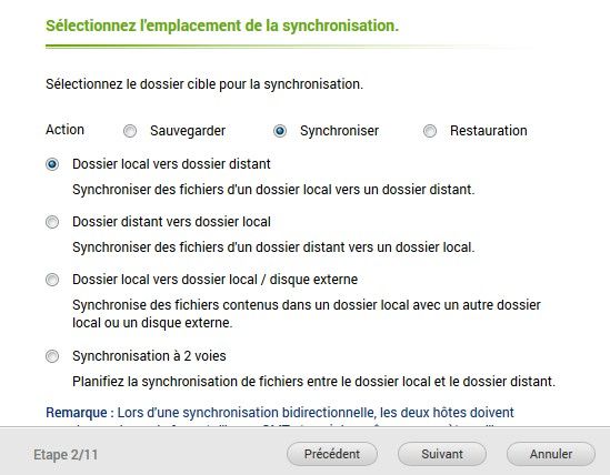 Les différents jobs possibles.